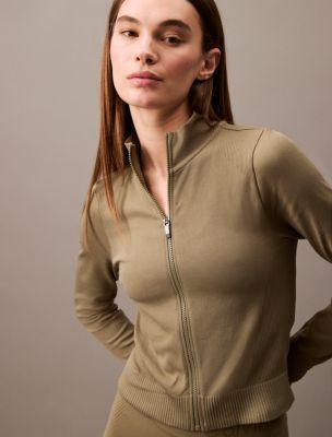 Performance Seamless Mock Neck Jacket Product Image