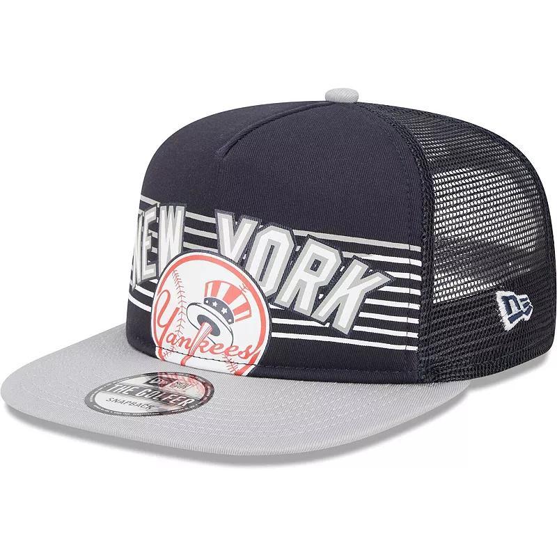 Mens New Era Navy New York Yankees Speed Golfer Trucker Snapback Hat Product Image