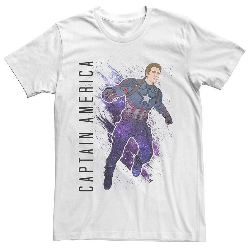 Mens Avengers Captain America Painted Tee Product Image