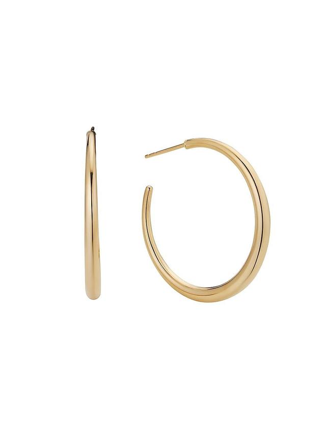 Womens 14K Yellow Gold The Archie Hoops Product Image