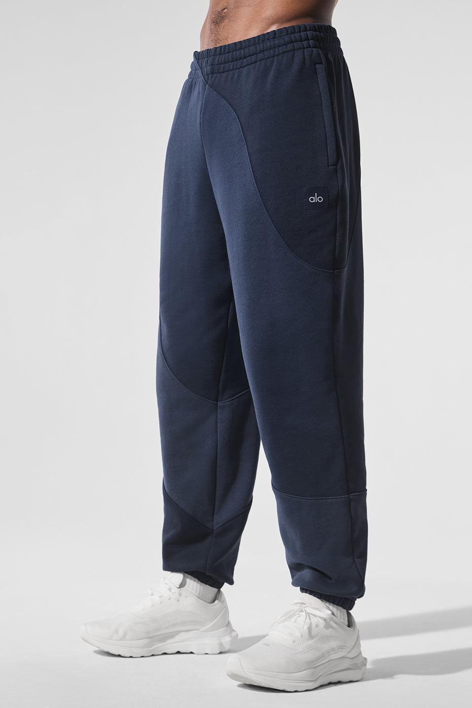 Make Waves Sweatpant - Navy Tonal Male Product Image