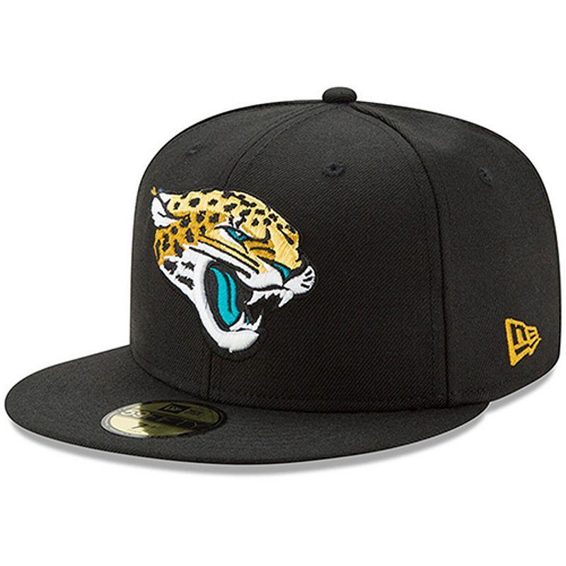 Mens New Era Jacksonville Jaguars Head Logo Omaha 59FIFTY Fitted Hat Product Image