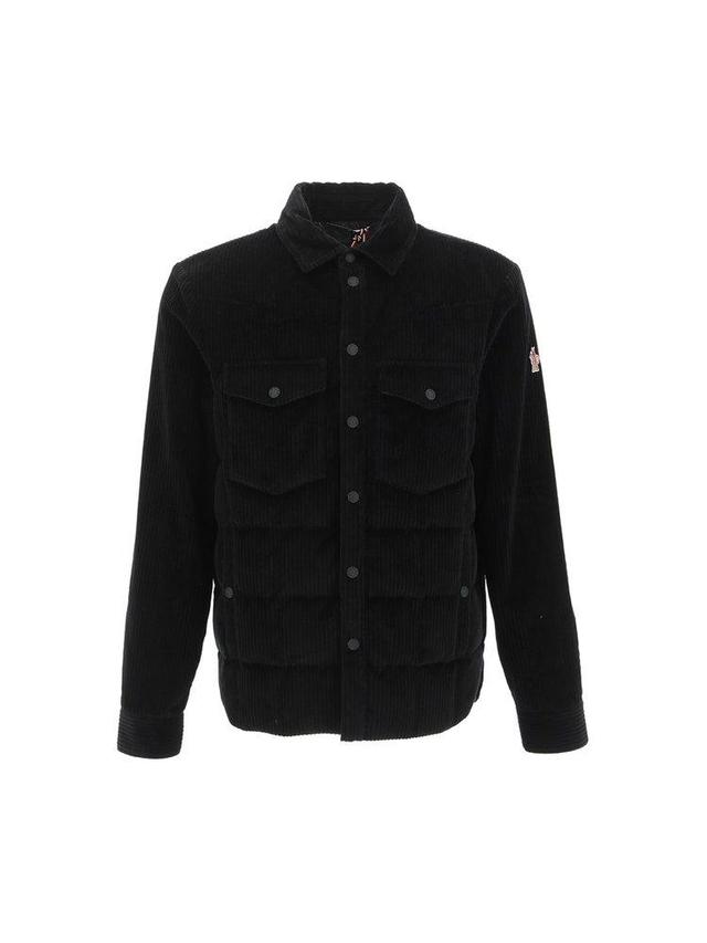 Grenoble Padded Shirt Jacket In Black Product Image