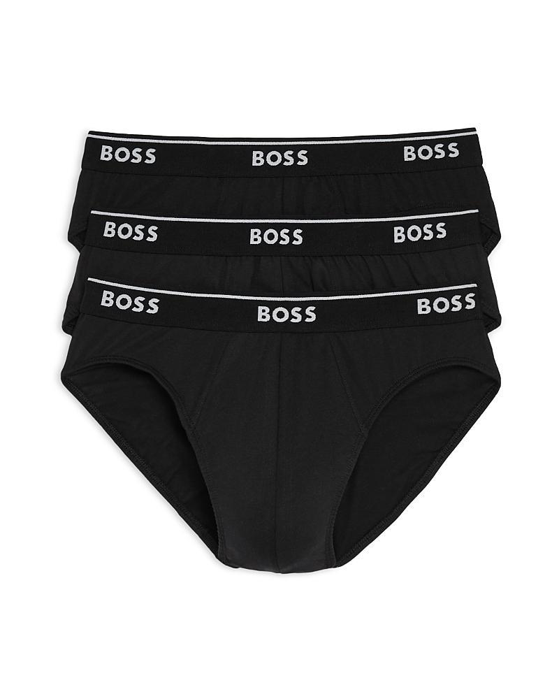 Hugo Boss Men's 3-Pack Cotton Brief X-Large Black Product Image