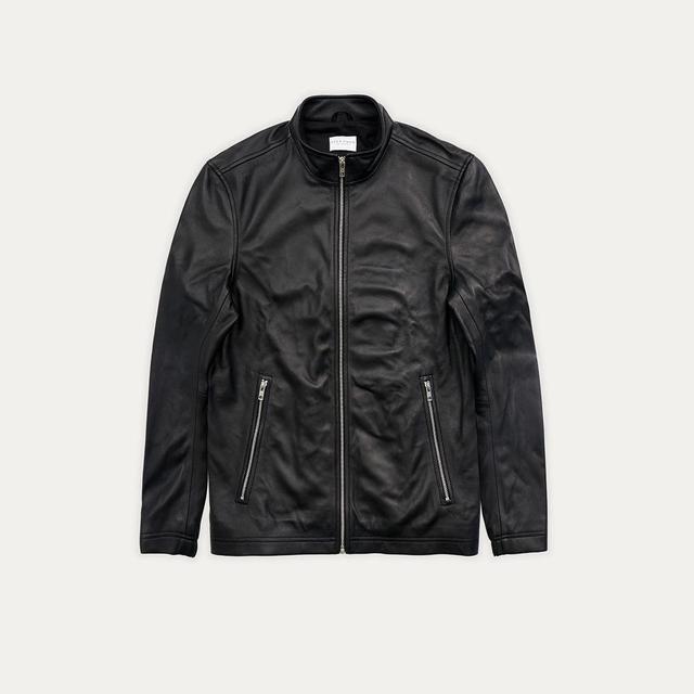 Moto Lambskin Leather Jacket Product Image