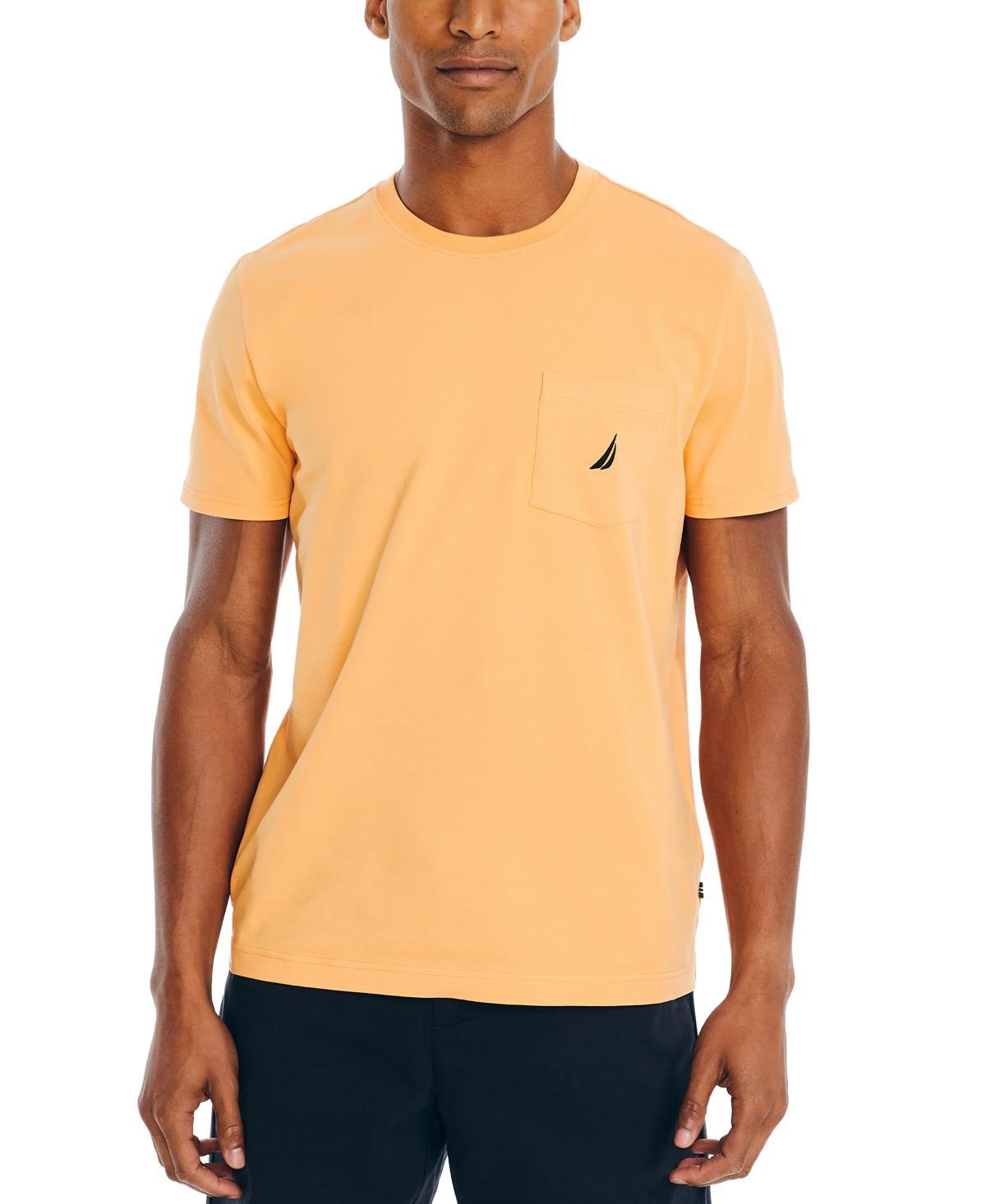 Nautica Mens Classic-Fit Solid Crew Neck Pocket T-Shirt Product Image