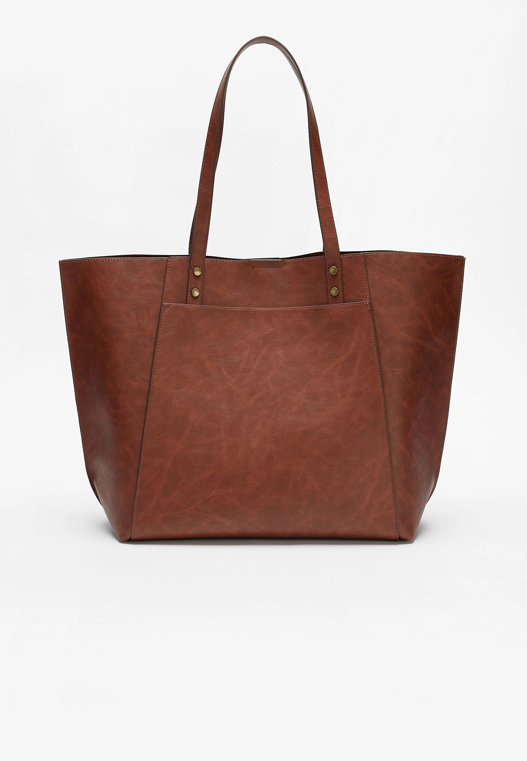 Faux Leather Tote Bag product image