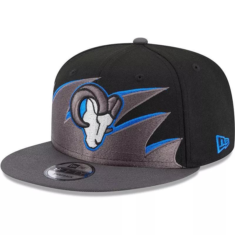 Mens New Era Los Angeles Rams Tidal Wave 9FIFTY Snapback Hat Product Image