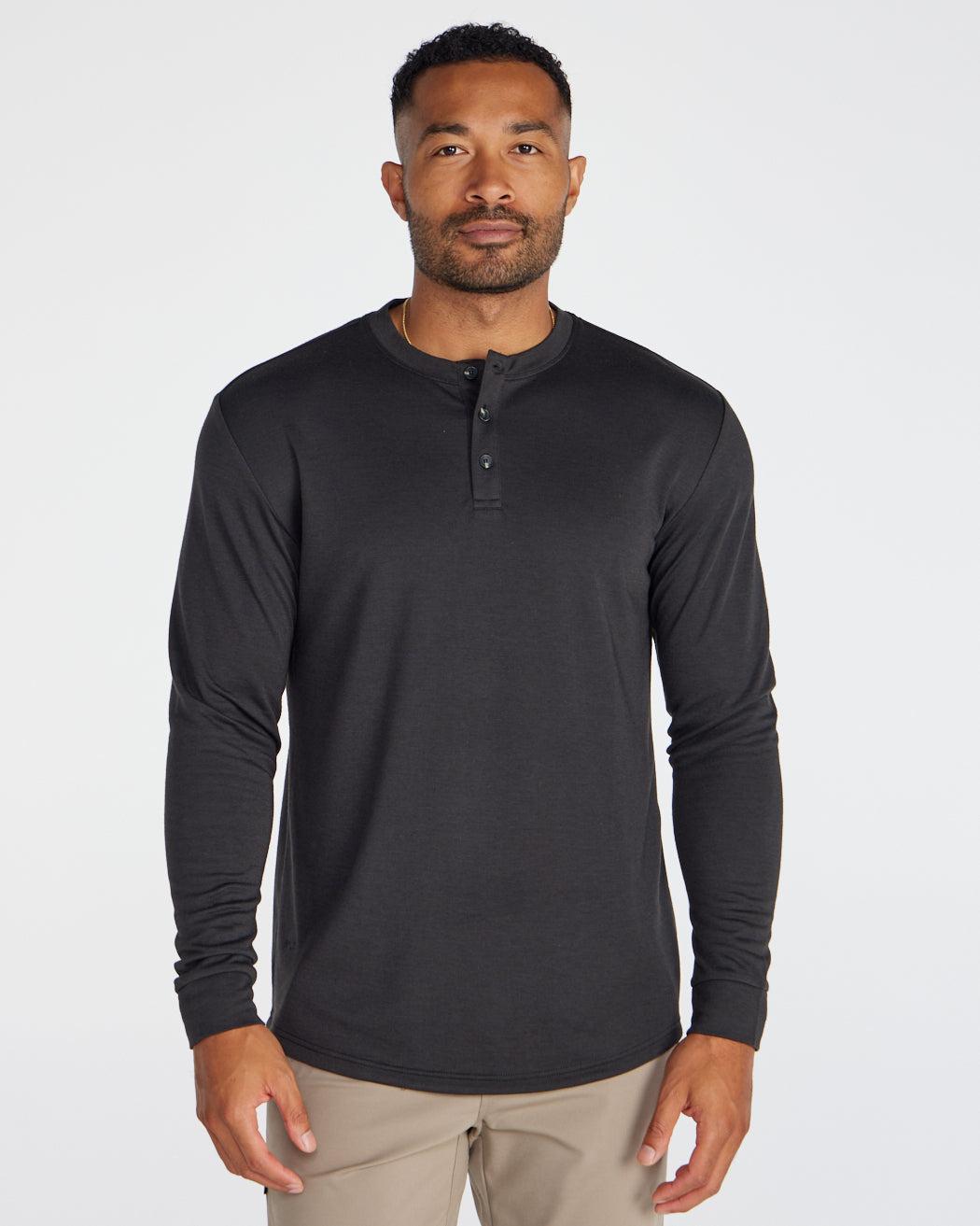 Comfort Wool Long Sleeve Henley Product Image