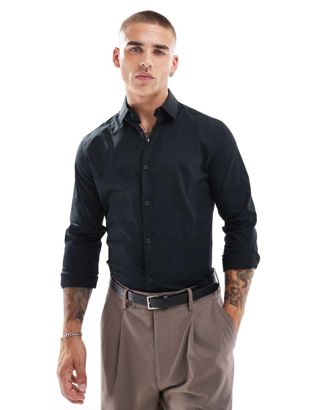 ASOS DESIGN skinny fit shirt Product Image