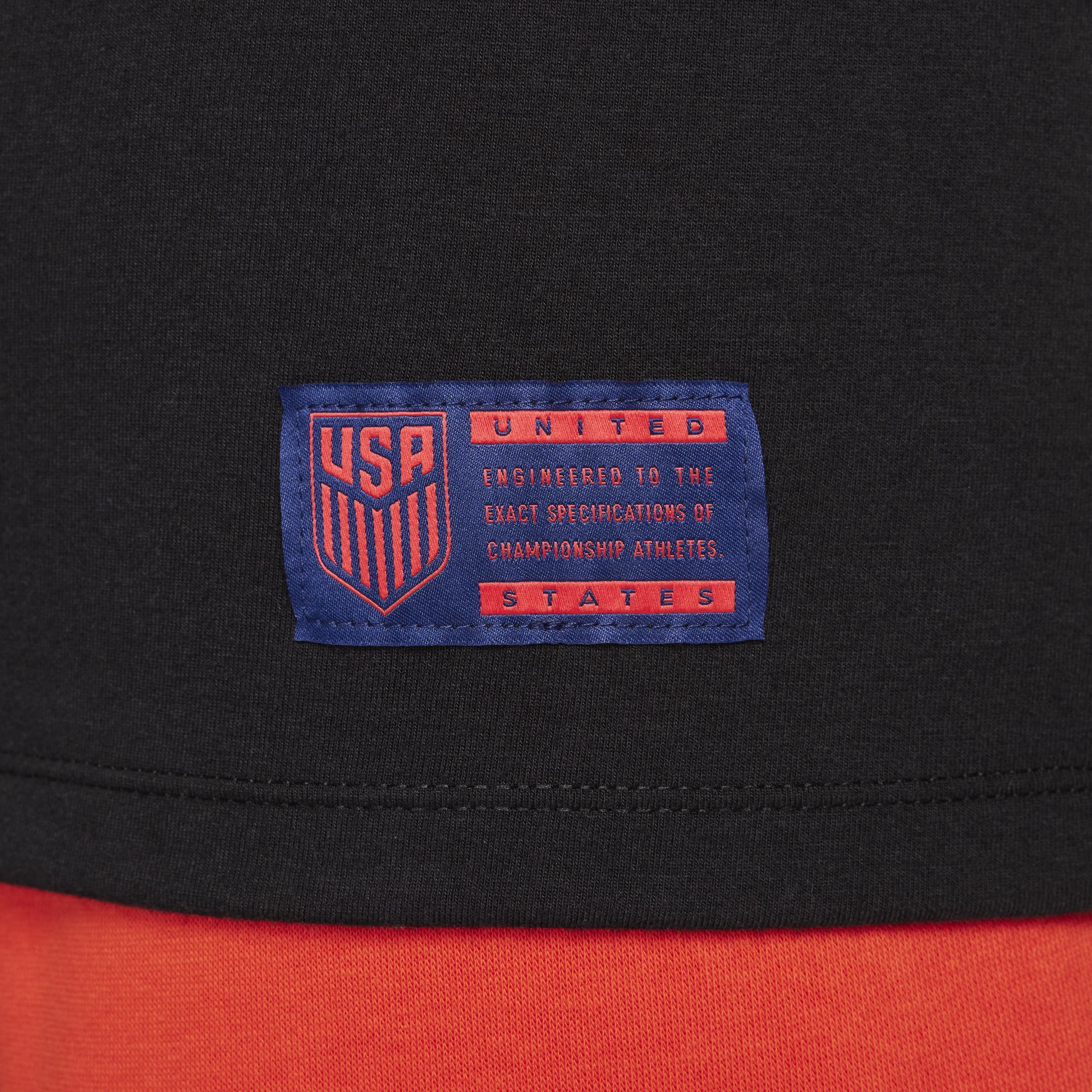 Womens Nike Black USMNT Verbiage T-Shirt Product Image