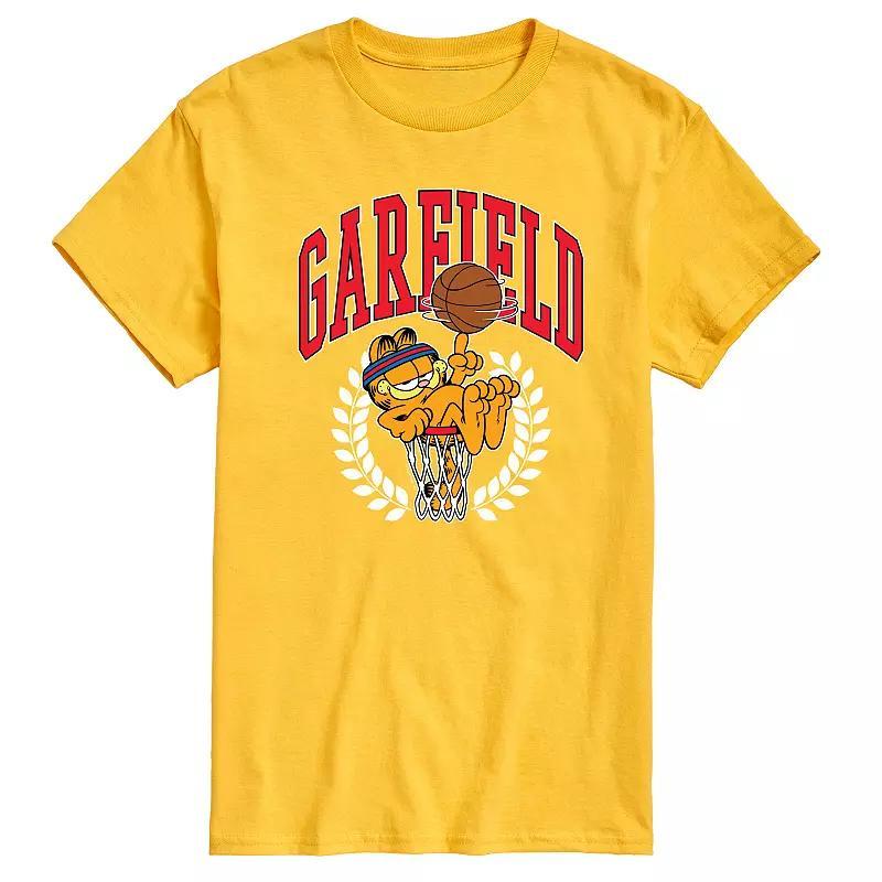 Mens Garfield Basketball Graphic Tee Product Image