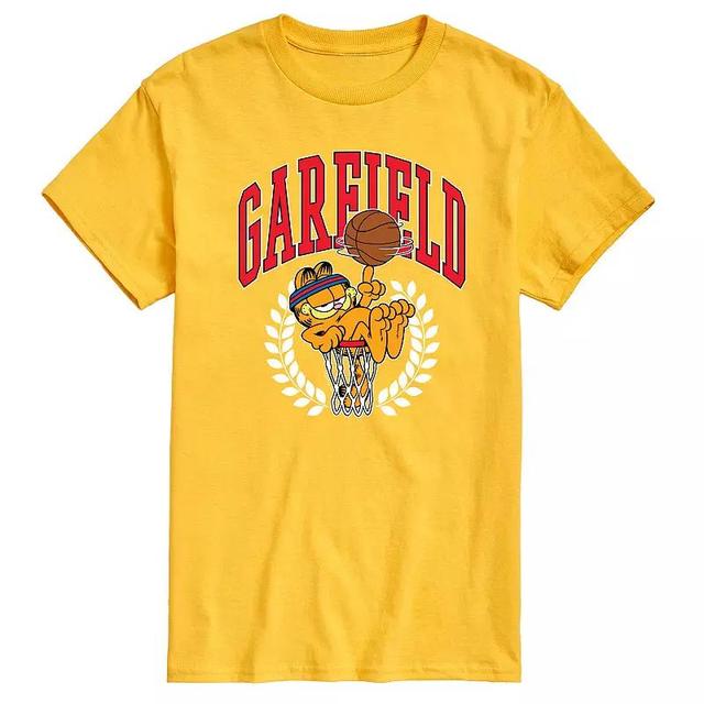 Mens Garfield Basketball Graphic Tee Product Image