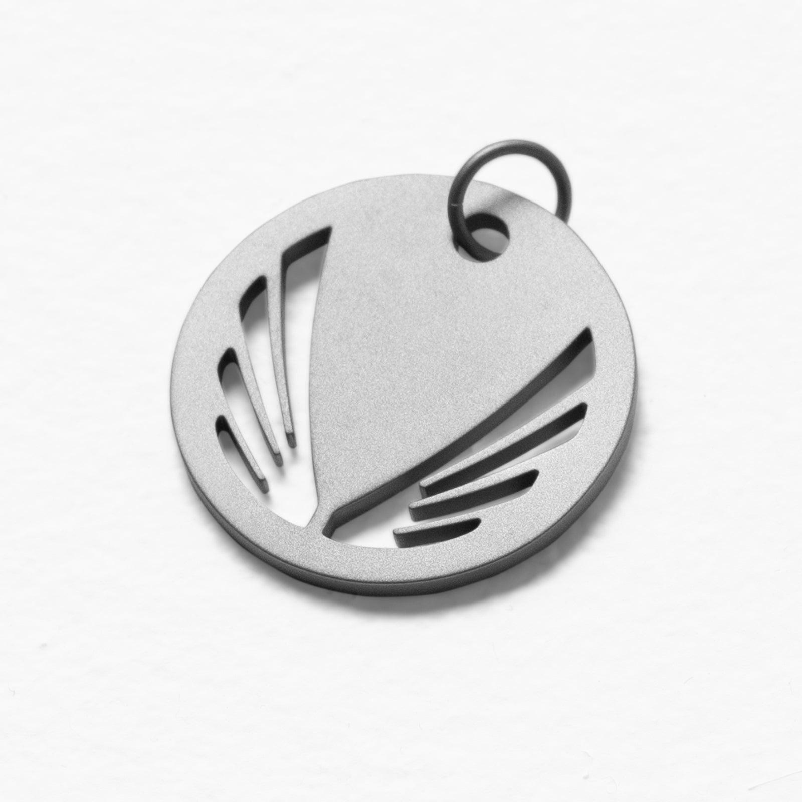 Wings Coin Pendant - Stainless Steel Product Image