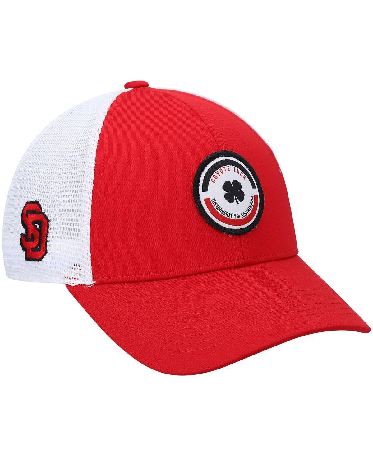 Mens Red South Dakota Coyotes Motto Trucker Snapback Hat - Red Product Image