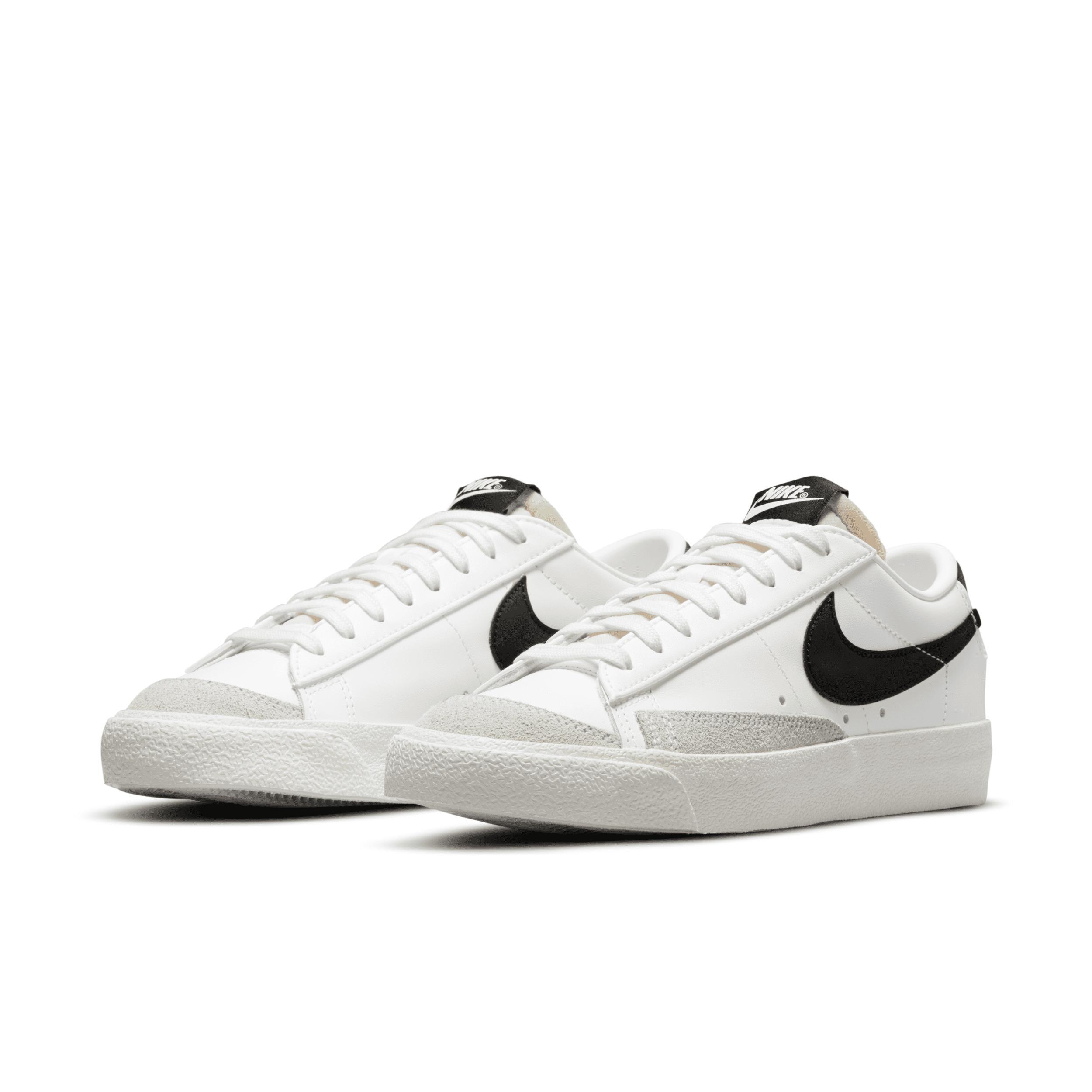 Nike Womens Blazer 77 Low - Basketball Shoes White/Black Product Image