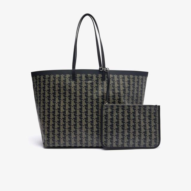 Zely Coated Canvas Monogram Large Tote Product Image