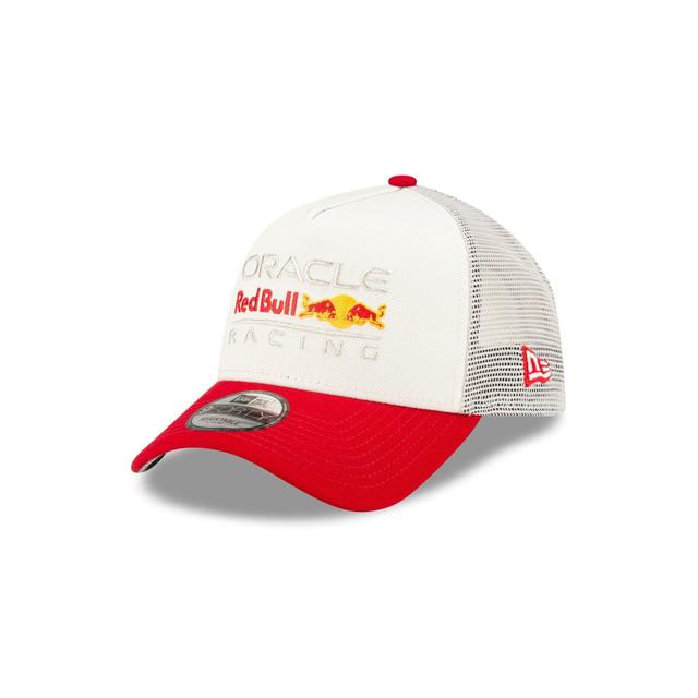 Oracle Red Bull Racing Essential White 9FORTY A-Frame Trucker Hat Male Product Image