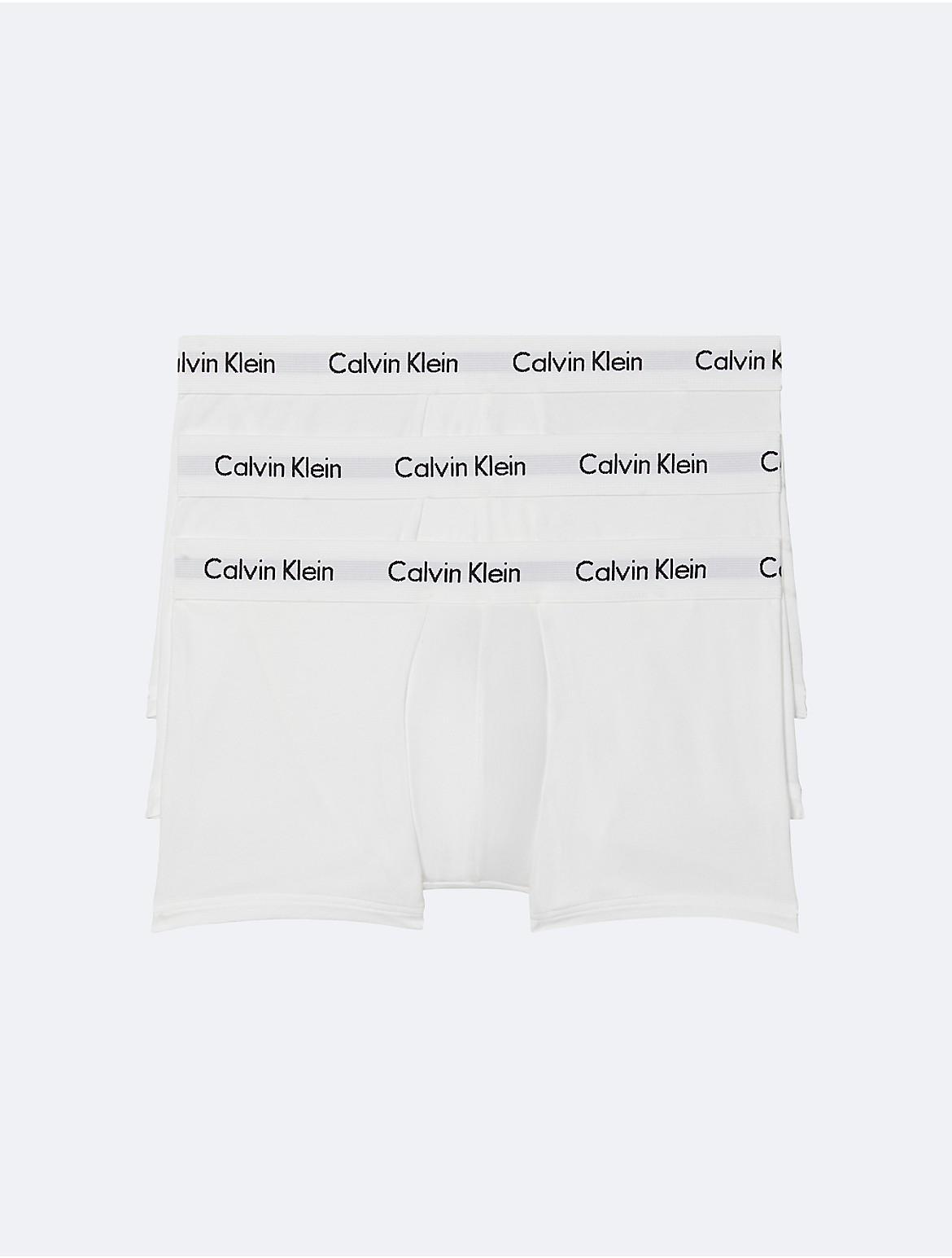 Calvin Klein Underwear Cotton Stretch Low Rise Trunks 3-Pack Men's Underwear Product Image