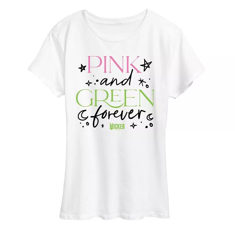 Womens Wicked Pink & Green Forever Tee Product Image