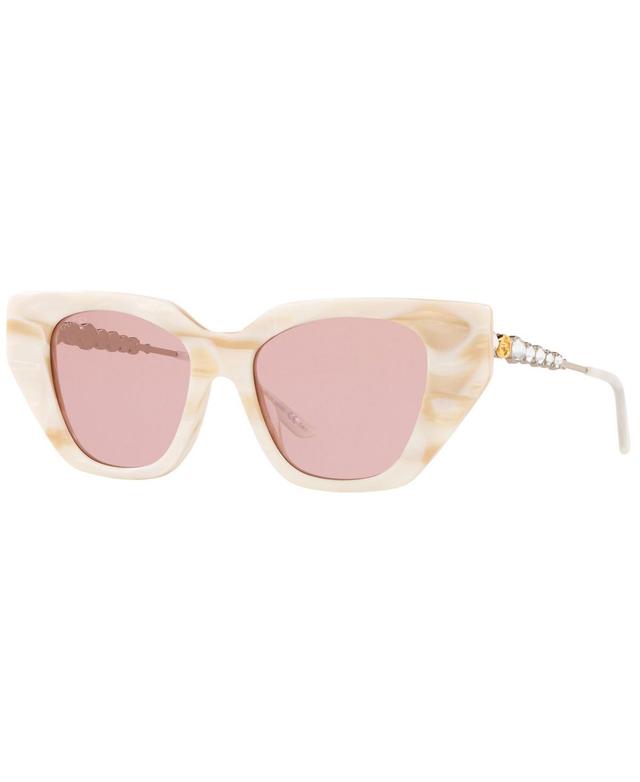 Women's Sunglasses, 0gc001371 In White Shiny,pink Product Image