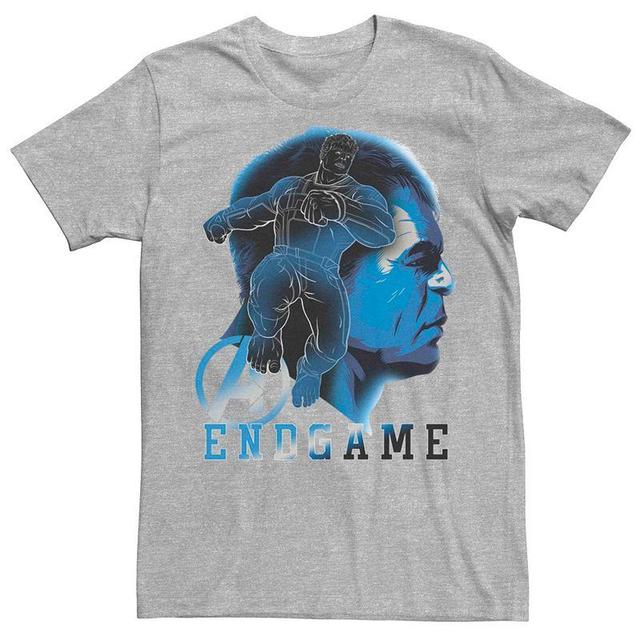 Mens Marvel Hulk Endgame Silhouette Tee Athletic Grey Product Image