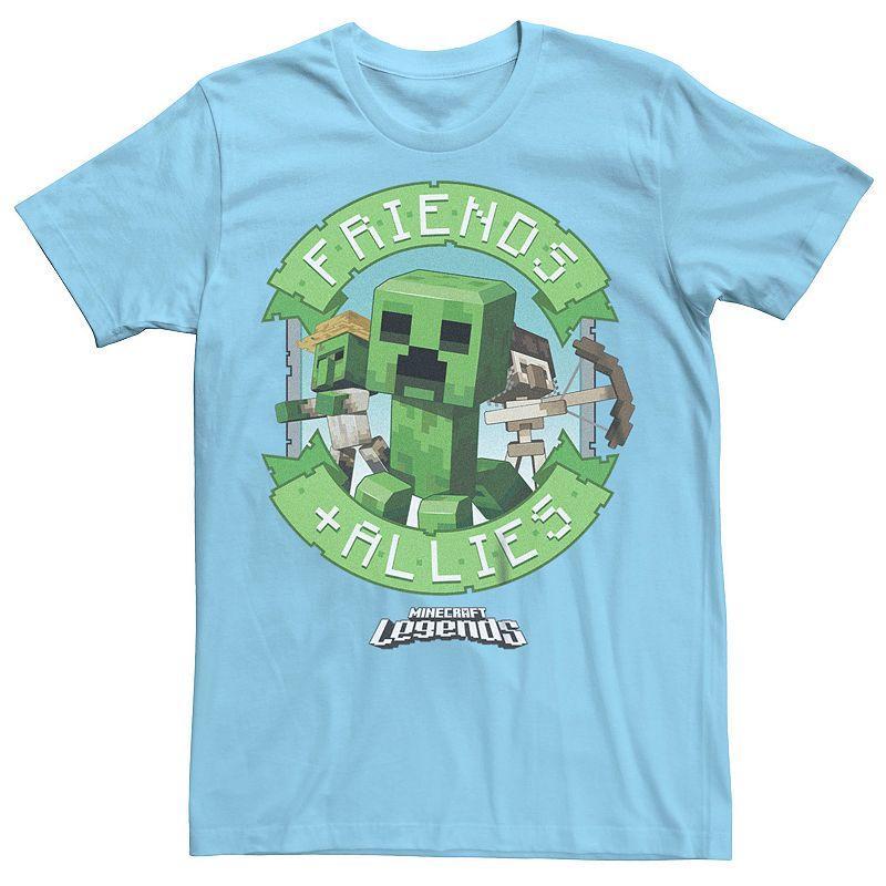 Mens Minecraft Legends Mobs Friends And Allies Graphic Tee Product Image