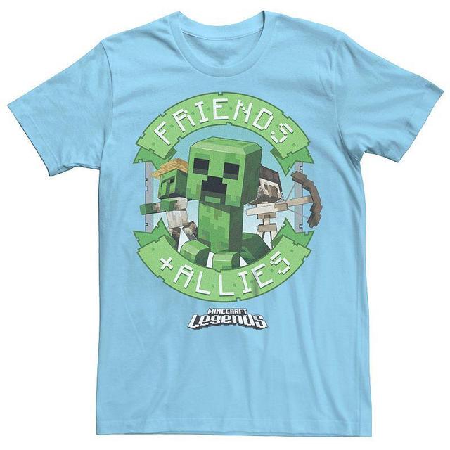 Mens Minecraft Legends Mobs Friends And Allies Graphic Tee Product Image