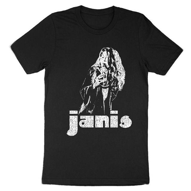 Mens Janis Joplin Crackle Tee Product Image