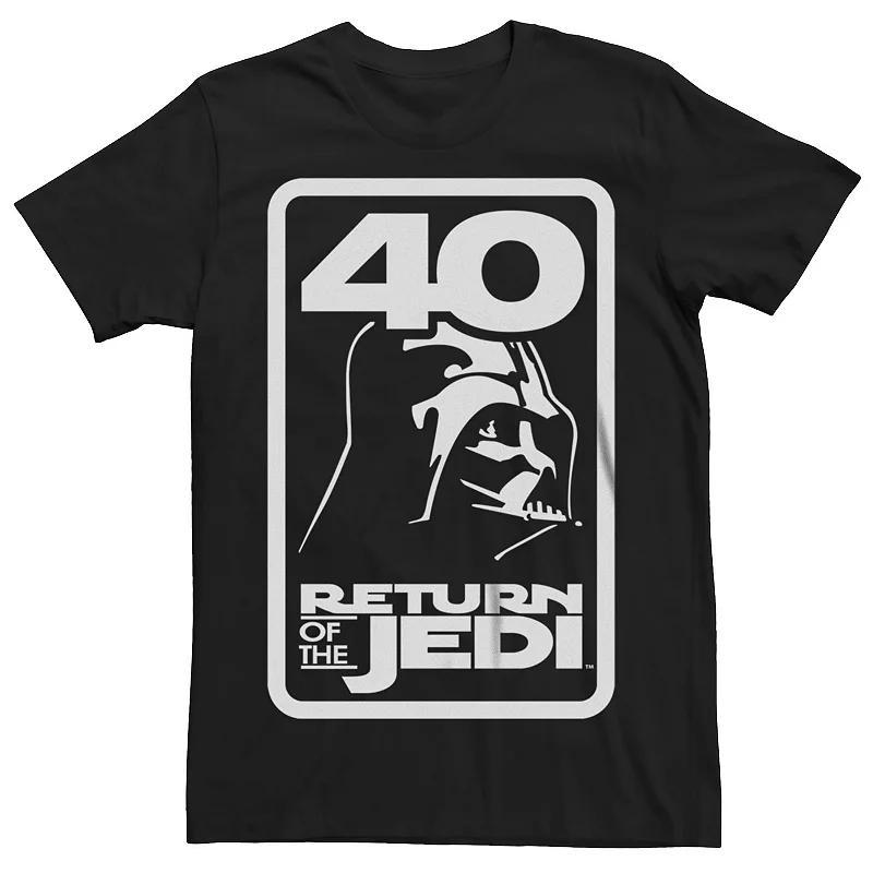 Mens Star Wars The Return Of The Jedi Darth Vader Badge Logo Tee Product Image