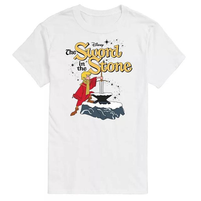 Disneys The Sword And The Stone Big & Tall Logo Graphic Tee, Mens Product Image