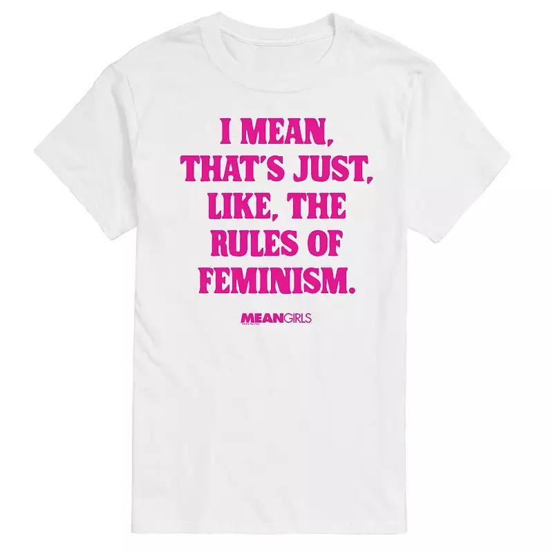 Mens Mean Girls Rules Of Feminism Graphic Tee Product Image