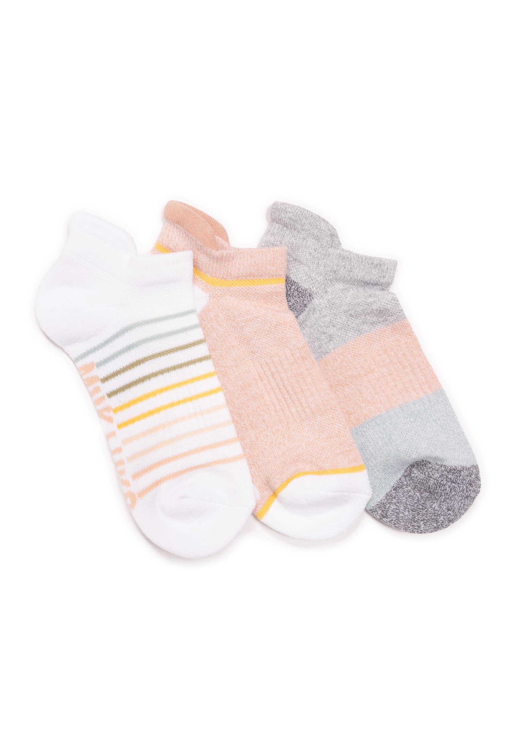 MUK LUKS Womens 3 Pack Nylon Compression Ankle Socks Product Image