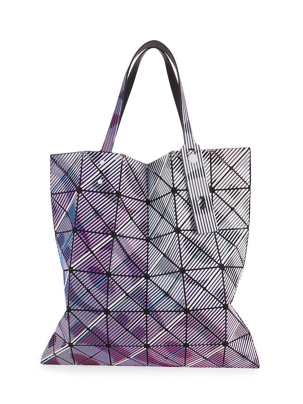 Womens Combination Beam Striped Tote Bag Product Image