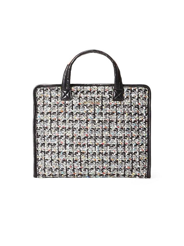 Womens Tweed Box Tote Bag Product Image