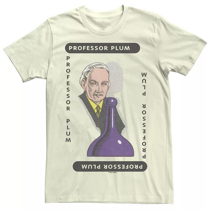 Mens Clue Professor Plum Classic Purple Game Piece Tee Product Image