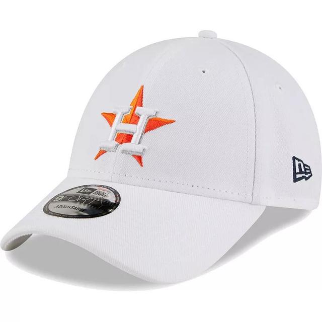 Mens New Era White Houston Astros League Ii 9FORTY Adjustable Hat Product Image