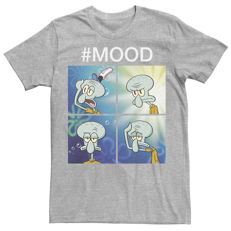 Mens Nickelodeon SpongeBob SquarePants Squidward Mood Graphic Tee Blue Product Image