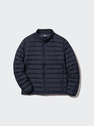 Mens Ultra Light Down Jacket (Narrow Quilt) with Anti-Static Navy Medium UNIQLO US Product Image