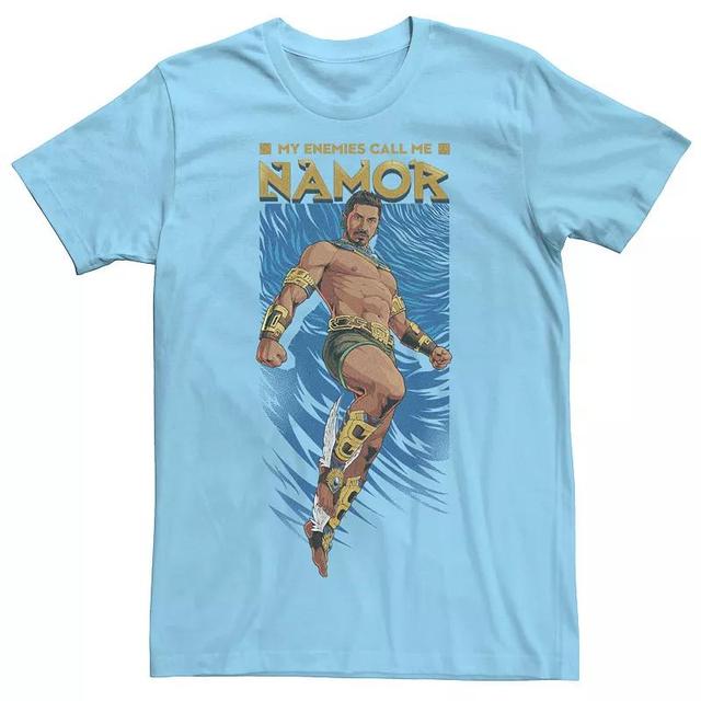 Mens Marvel Wakanda Forever My Enemies Call Me Namor Animated Portrait Tee Product Image