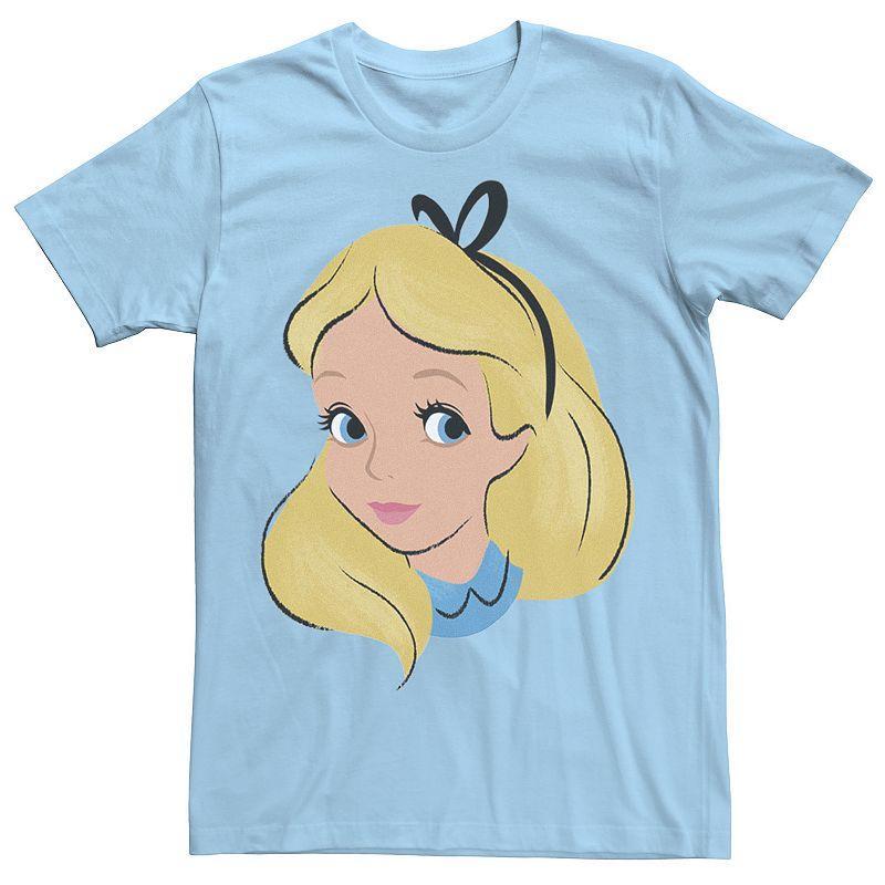 Mens Disney Alice In Wonderland Alice Big Face Tee Product Image