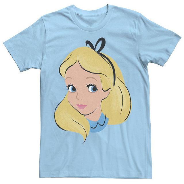 Disneys Alice In Wonderland Alice Mens Big Face Tee Product Image