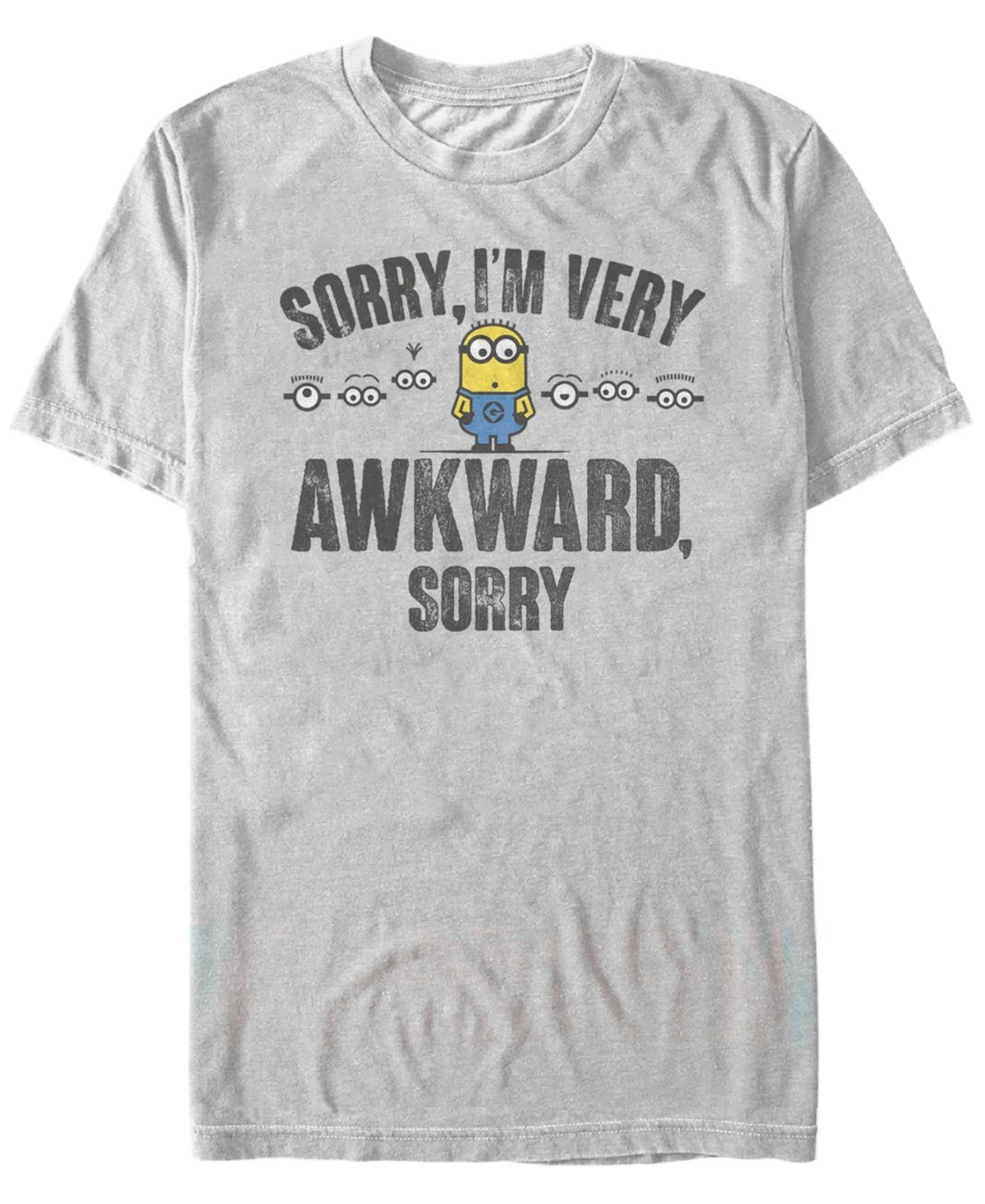 Fifth Sun Minions Mens Sorry Im Awkward Short Sleeve T-Shirt Product Image