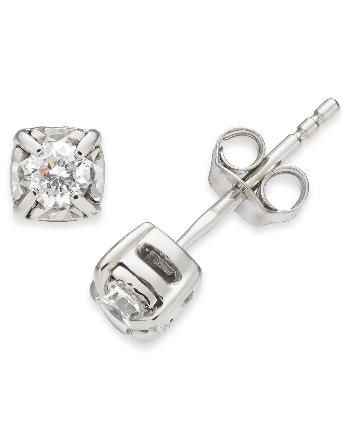 Diamond Stud Earrings (1/4 ct. t.w.) in 14k White Gold Product Image