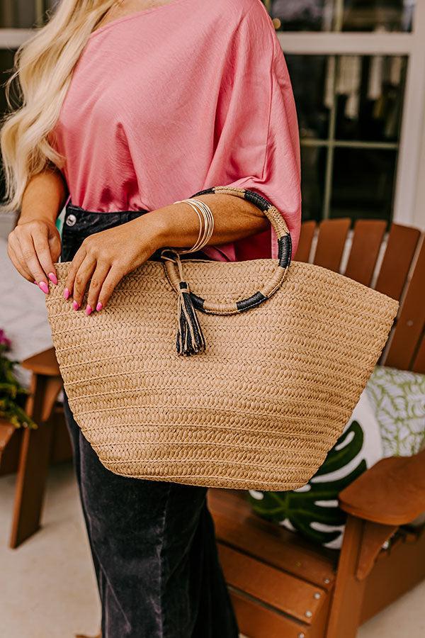 Ride The Tide Woven Tote Product Image