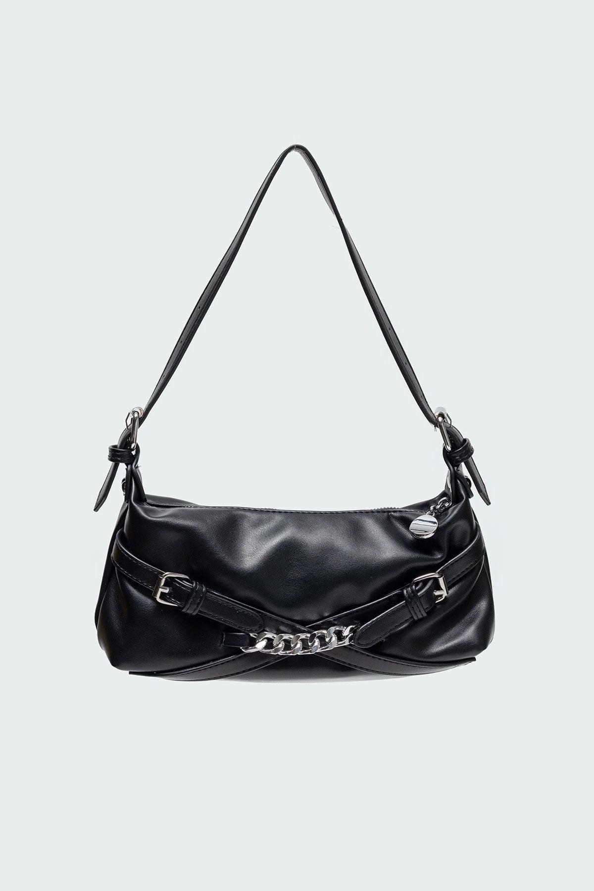 Buckle & Chain Shoulder Bag Product Image