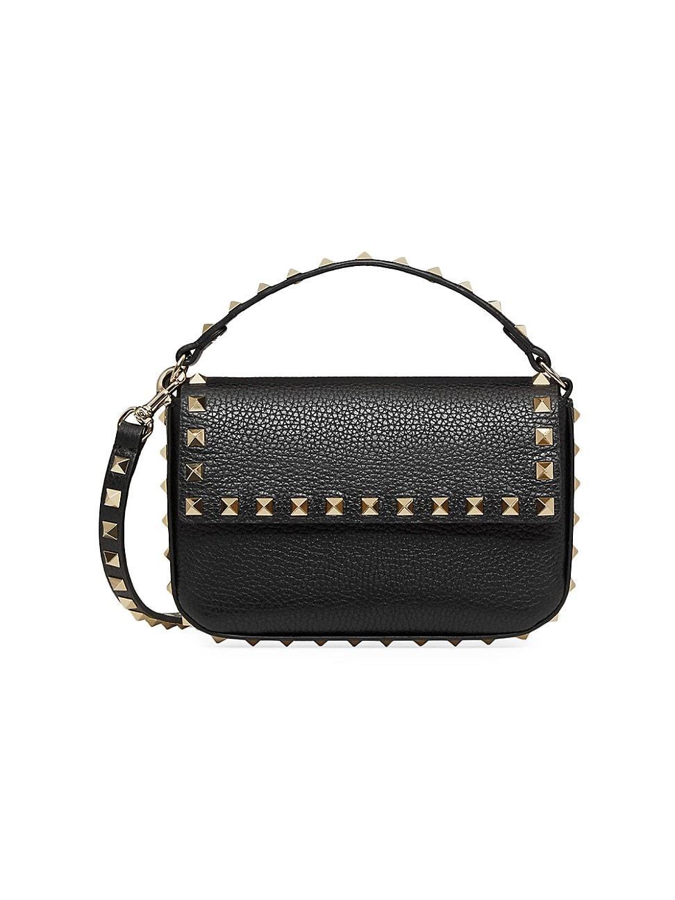 Womens Rockstud Grainy Calfskin Pouch Product Image