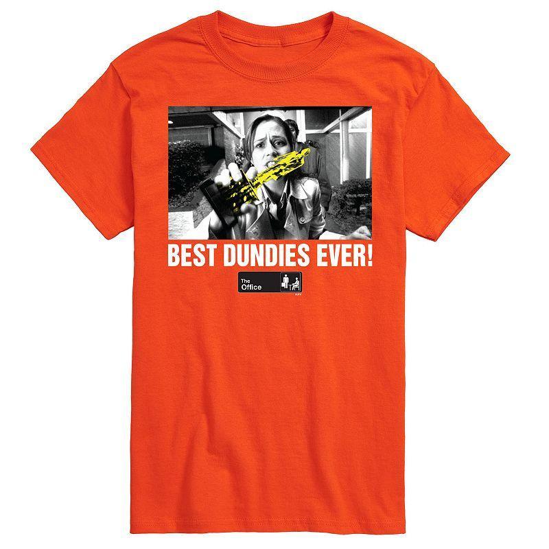 Mens The Office Best Dundies Ever Tee Med Blue Product Image