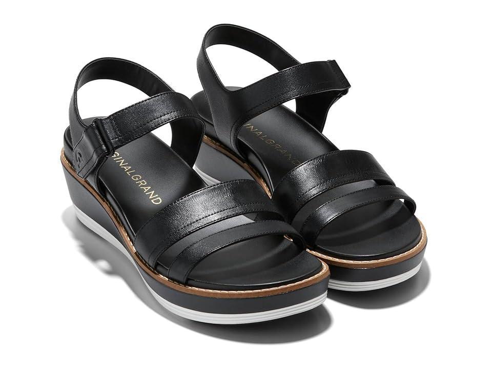 Cole Haan Originalgrand Peyton Flatform Black) Women's Sandals Product Image