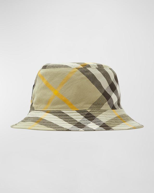 Mens Reversible Check Bucket Hat Product Image